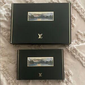 Louis Vuitton Black and Gold Gift Boxes ~ Vintage !!!